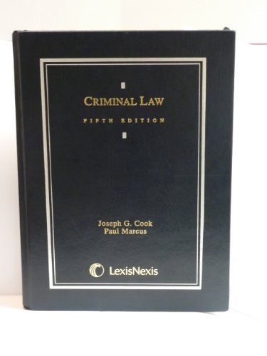 9780820557533: Criminal Law