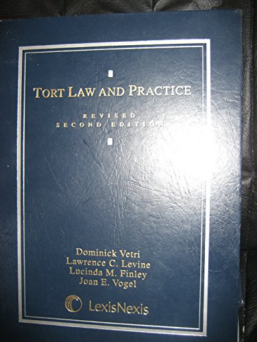 Imagen de archivo de Tort law and practice a la venta por ThriftBooks-Dallas