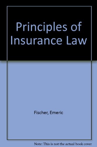 9780820559971: Title: Principles of Insurance Law