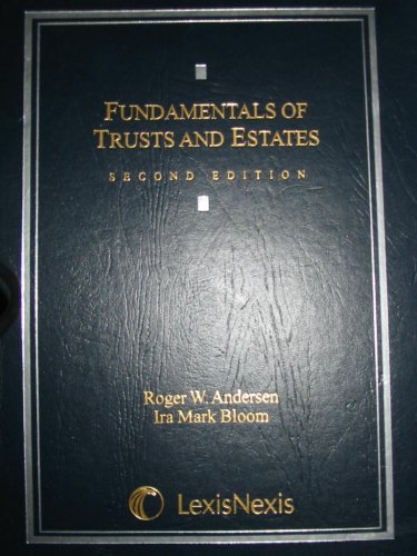 9780820562322: Fundamentals of Trusts and Estates [Revised Second Edition, 2005]