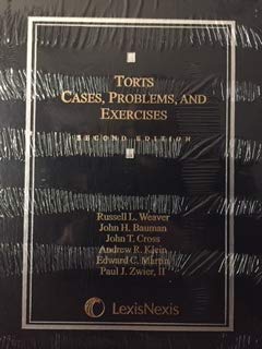 Beispielbild fr Torts : Cases, Problems, and Exercises, 2005 zum Verkauf von Better World Books