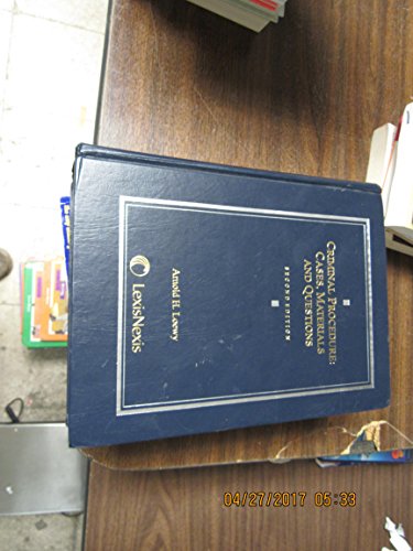 Imagen de archivo de Criminal Procedure : Cases, Materials, and Questions a la venta por SecondSale