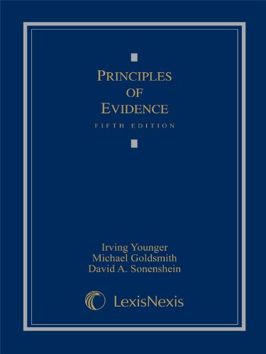 Beispielbild fr Principles of Evidence zum Verkauf von Wonder Book