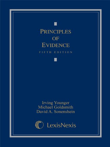 9780820570273: Principles of Evidence