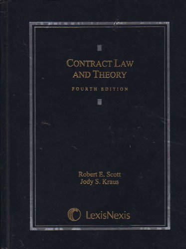 9780820570297: Contract Law and Theory (2007)