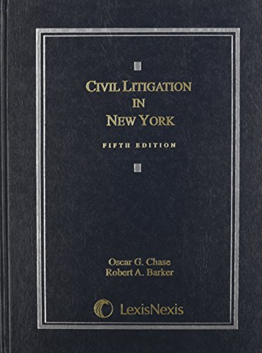 Imagen de archivo de Civil Litigation in New York a la venta por SecondSale