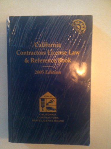 Imagen de archivo de California Contractors License Law & Reference Book a la venta por ThriftBooks-Dallas