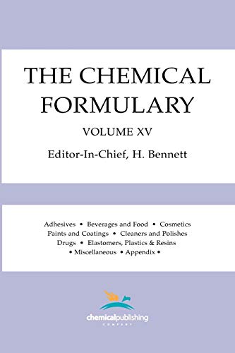 Imagen de archivo de The Chemical Formulary, Volume 15 a la venta por PBShop.store US