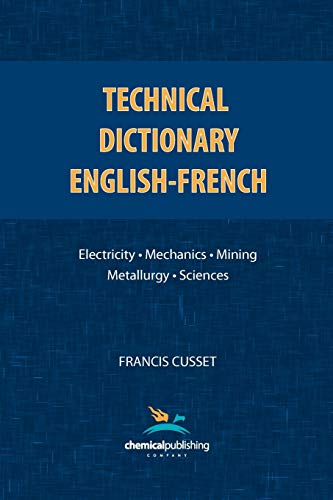 Stock image for Technical Dictionary English French for sale by PBShop.store US