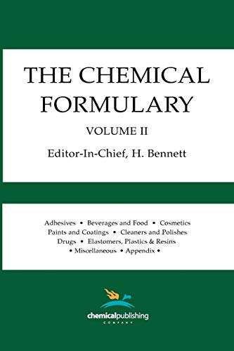 Imagen de archivo de The Chemical Formulary, Volume 2 002 a la venta por PBShop.store US