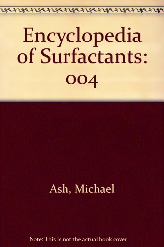 Stock image for Encyclopedia of Surfactants, Volume IV for sale by Zubal-Books, Since 1961