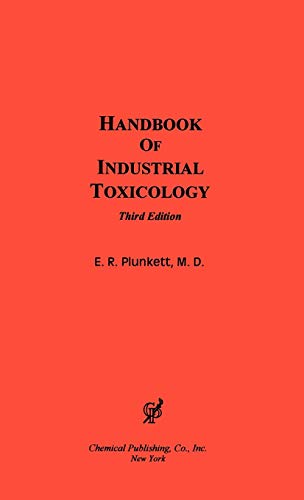 Imagen de archivo de Handbook of Industrial Toxicology, 3rd Edition a la venta por Wonder Book