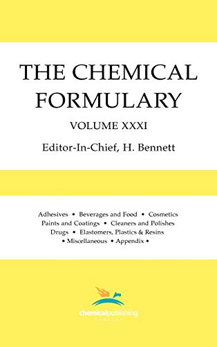 Beispielbild fr Chemical Formulary zum Verkauf von Better World Books