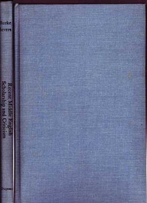 Stock image for Recent Middle English Scholarship and Criticism : Survey and Desiderata for sale by Better World Books: West