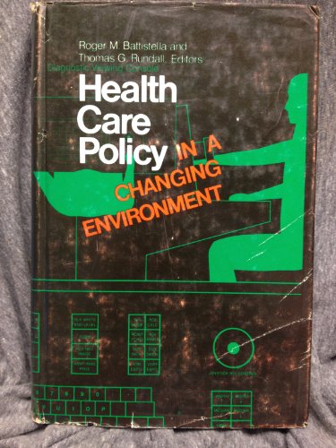 9780821101315: Health Care Policy in a Changing Environment