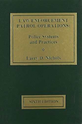 Beispielbild fr LAW ENFORC.PATROL OPER.:POLICE SYS+PRAC zum Verkauf von GreatBookPrices