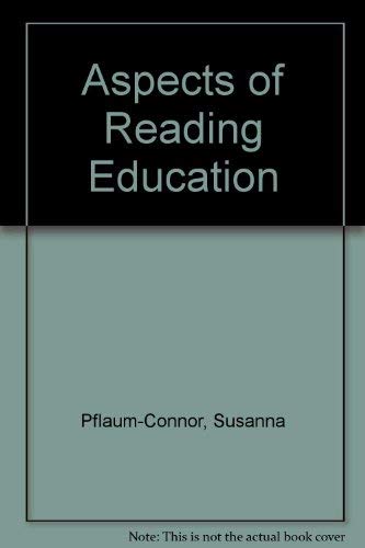 Stock image for Aspects of Reading Education for sale by About Books