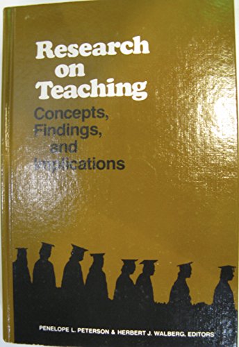 Stock image for Research on Teaching: Concepts, Findings and Implications for sale by THE OLD LIBRARY SHOP