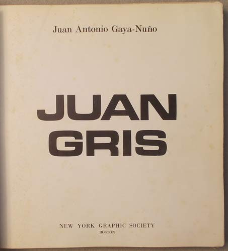 Stock image for Juan Gris for sale by Books From California