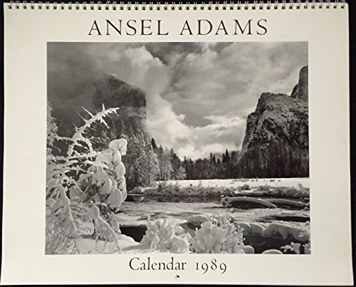 Imagen de archivo de Ansel Adams Engagement Calendar 1989 (Each week has a separate full page photo. Metal spiral spine) a la venta por GloryBe Books & Ephemera, LLC