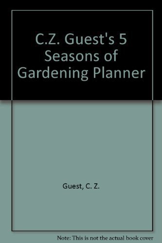 9780821220399: C.Z. Guest's 5 Seasons of Gardening Planner