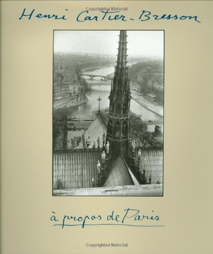 Stock image for Henri Cartier Bresson: A Propos de Paris for sale by ANARTIST