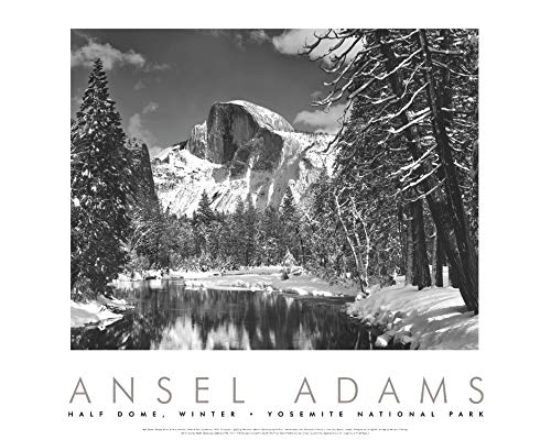 Half Dome, Merced River, Winter, Yosemite National Park (9780821226605) by Adams, Ansel