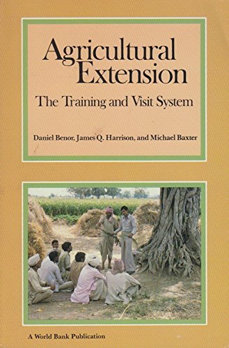 Imagen de archivo de Agricultural Extension: The Training and Visit System a la venta por My Dead Aunt's Books