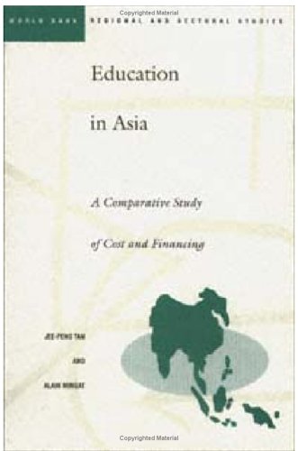 Imagen de archivo de Education in Asia : A Comparative Study of Cost and Financing a la venta por Better World Books: West