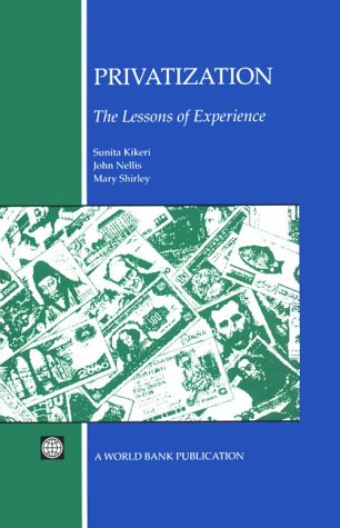 Imagen de archivo de Privatization: The Lessons of Experience a la venta por Wonder Book