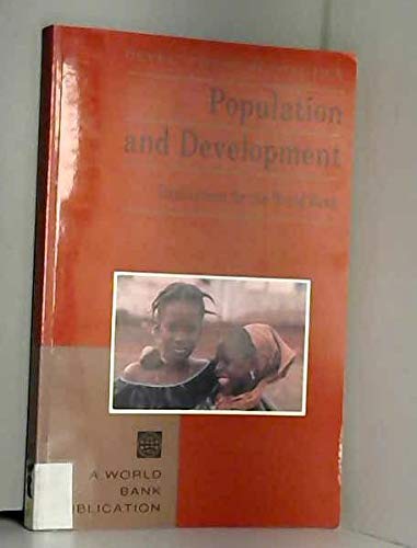 Beispielbild fr Population and Development: Implications for the World Bank zum Verkauf von Victoria Bookshop