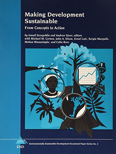 Stock image for Making Development Sustainable: From Concepts to Action (Environmentally Sustainable Development Occasional Paper Series) for sale by Adagio Books