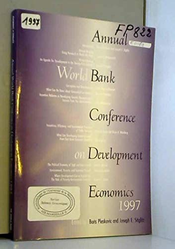 Annual World Bank Conference on Development Economics 1997 (9780821341155) by Bruno, Michael