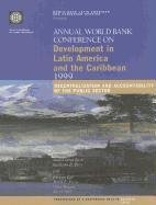 Stock image for Annual World Bank Conference on Development in Latin America and the Caribbean 1999 Decentralization and Accountability of the Public Sector World American Caribbean Studies Proceedings S for sale by PBShop.store US