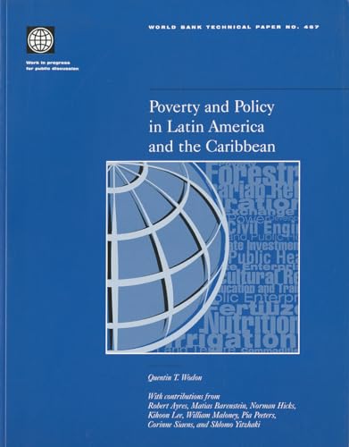 Stock image for Poverty Policy in Latin America the Caribbe World Bank Technical Paper 467 World Bank Technical Papers for sale by PBShop.store US