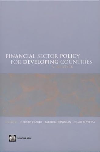 Beispielbild fr Financial Sector Policy for Developing Countries A Reader Economics zum Verkauf von PBShop.store US