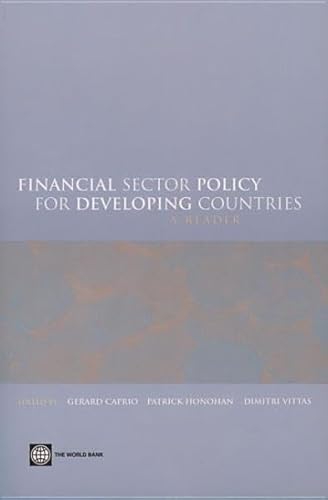 Imagen de archivo de Financial Sector Policy for Developing Countries: A Reader (Economics) a la venta por Ergodebooks