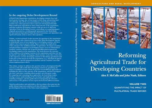 Stock image for Reforming Agricultural Trade for Developing Countries: Quantifying the Impact of Multilateral Trade Reform: v. 2 (Agriculture and rural development) for sale by Reuseabook