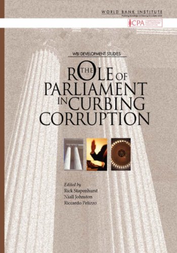 9780821367230: The role of parliament in curbing corruption (WBI development studies)