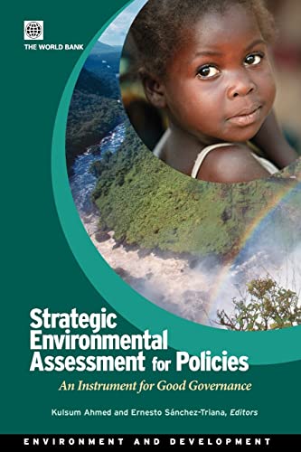 Imagen de archivo de Strategic Environmental Assessment for Policies : An Instrument for Good Governance a la venta por Better World Books: West