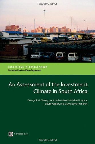 9780821368985: An Assessment of the Investment Climate in South Africa (Directions in Development - Private Sector Development)