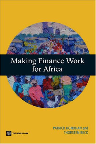 Imagen de archivo de Making Finance Work for Africa a la venta por AwesomeBooks