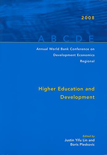 9780821371237: Annual World Bank conference on development economics - regional 2008: higher education and development (Annual Conference on Development Economics)