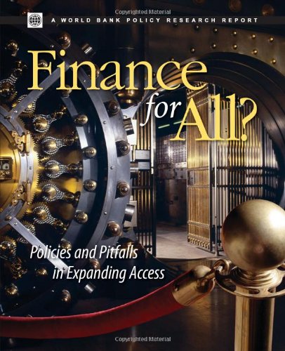 Imagen de archivo de Finance for All? : Policies and Pitfalls in Expanding Access a la venta por Better World Books