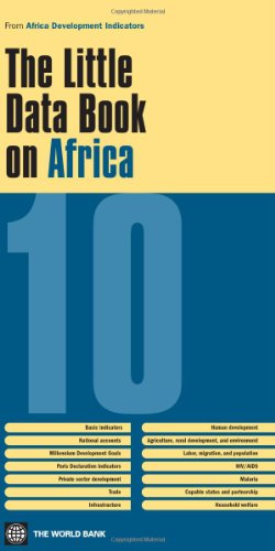 Beispielbild fr The Little Data Book on Africa 2010 (Africa Development Indicators) zum Verkauf von AwesomeBooks