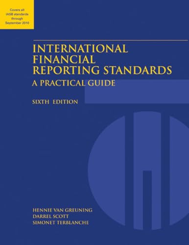 9780821384282: International Financial Reporting Standards: A Practical Guide (World Bank Training)