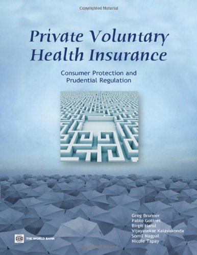 Imagen de archivo de Private Voluntary Health Insurance: Consumer Protection and Prudential Regulation a la venta por Revaluation Books