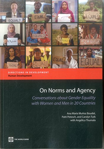 Beispielbild fr On Norms and Agency: Conversations about Gender Equality with Women and Men in 20 Countries (Directions in Development) zum Verkauf von Chiron Media
