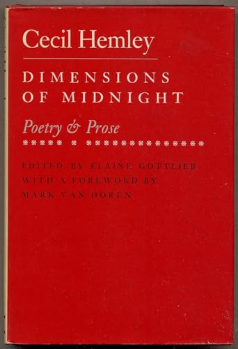 Stock image for Dimensions of Midnight: Poetry & Prose for sale by KULTURAs books