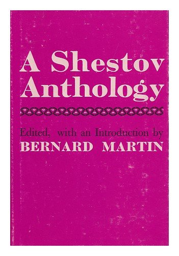 9780821400708: A Shestov anthology